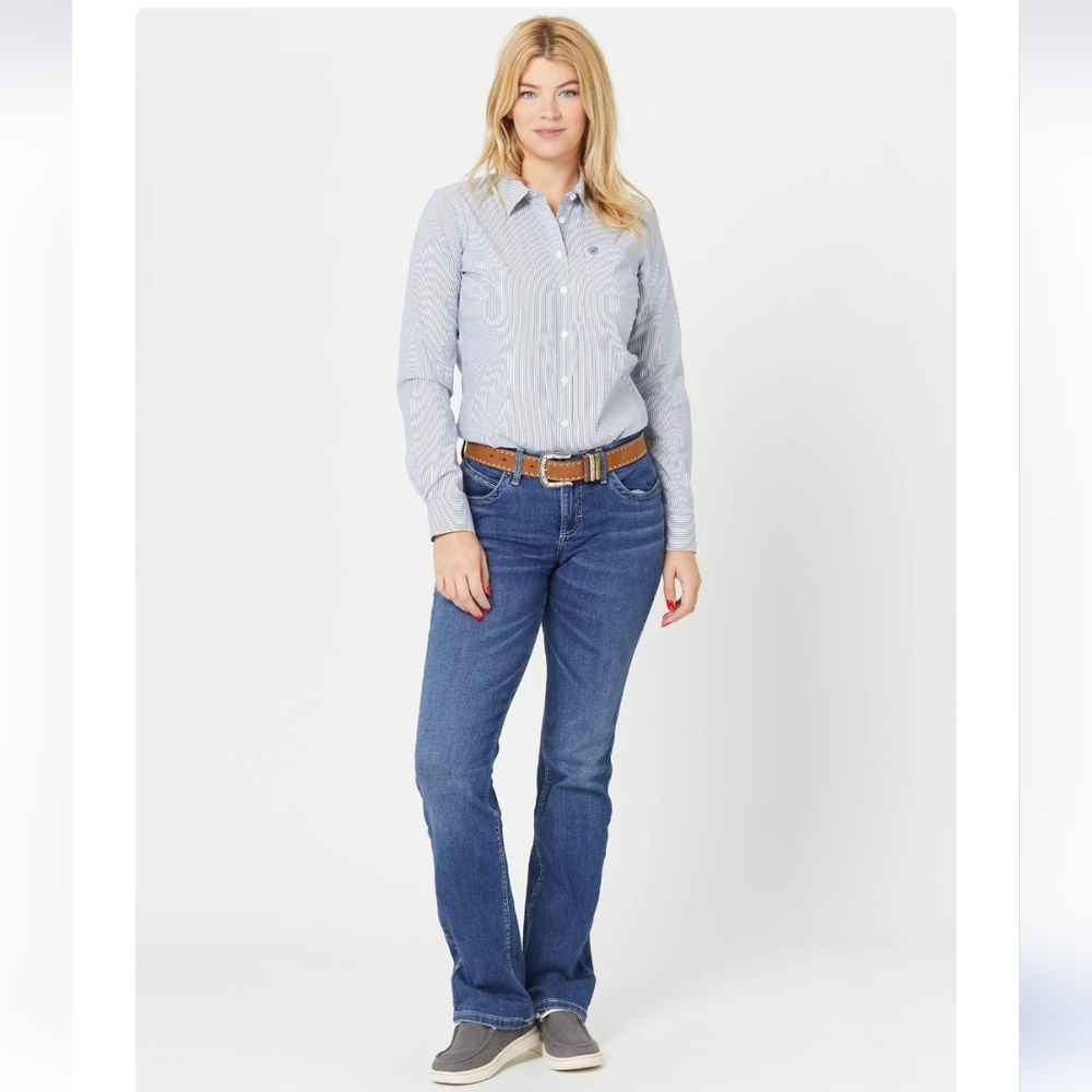 Wrangler Women's Q-Baby Ultimate Riding Jeans Juniors Womens Size 7 X 34